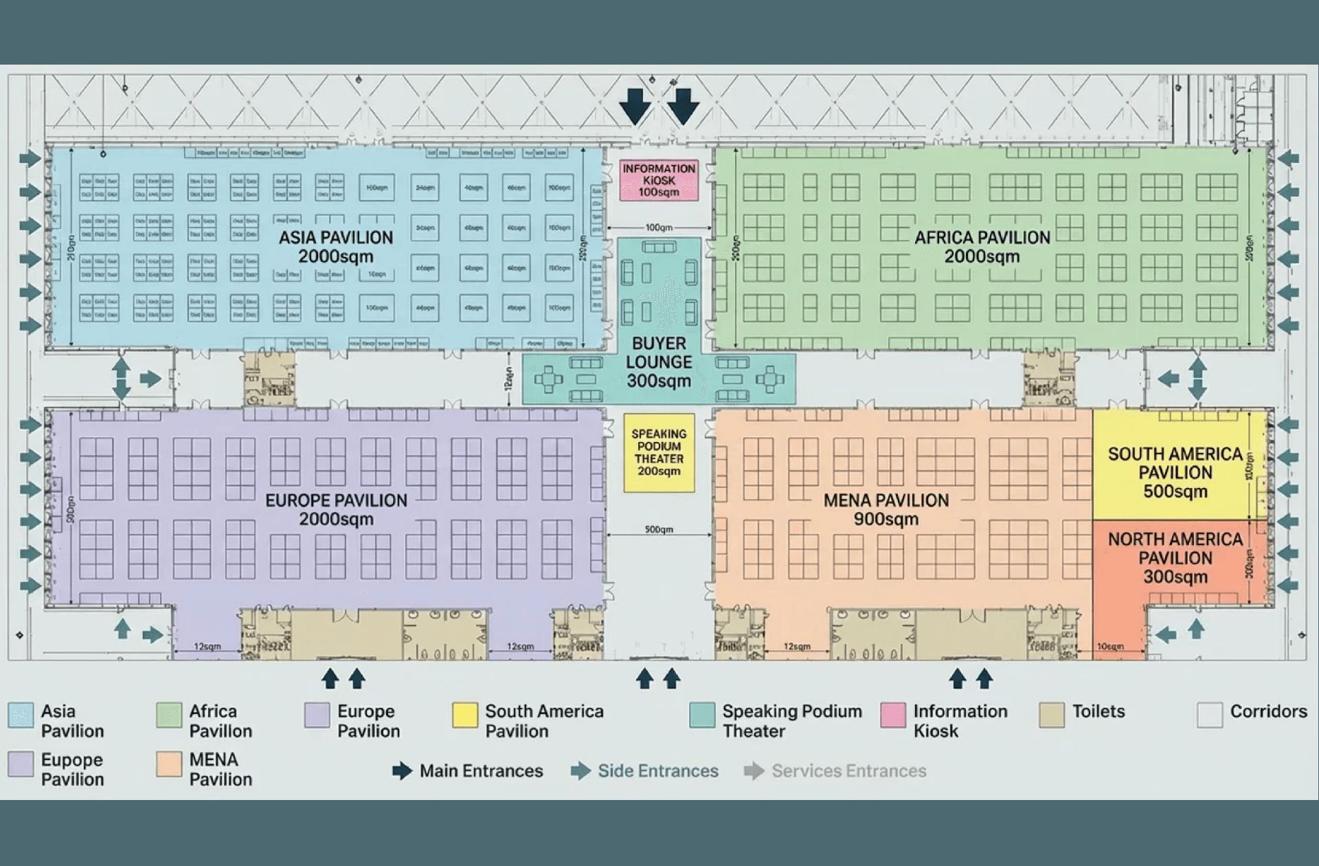 JTM 2026 Official Floor Plan - Aqaba International Exhibition Center